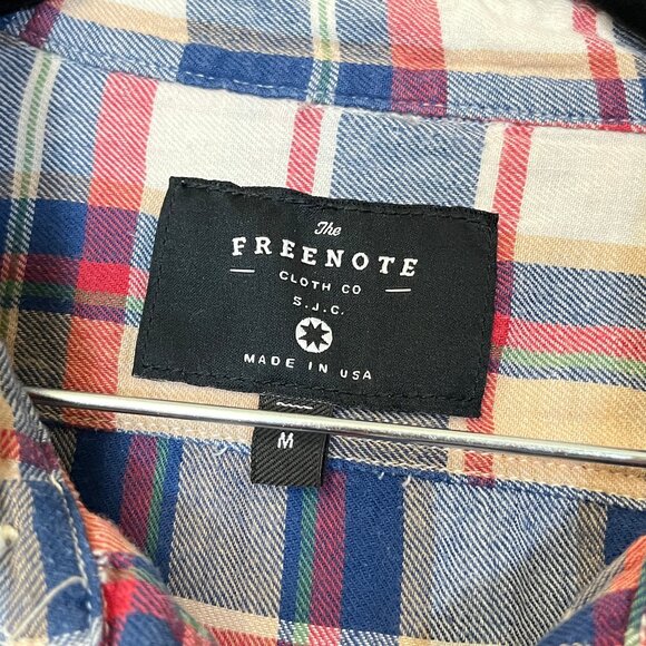Freenote Cloth Plaid Button Up Shirt - Men's Size M - Picture 3 of 11